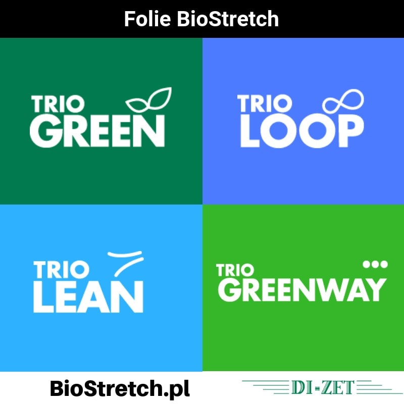Folia stretch DI-ZET. ​BioStretch. Folia stretch przyjazna dla środowiska